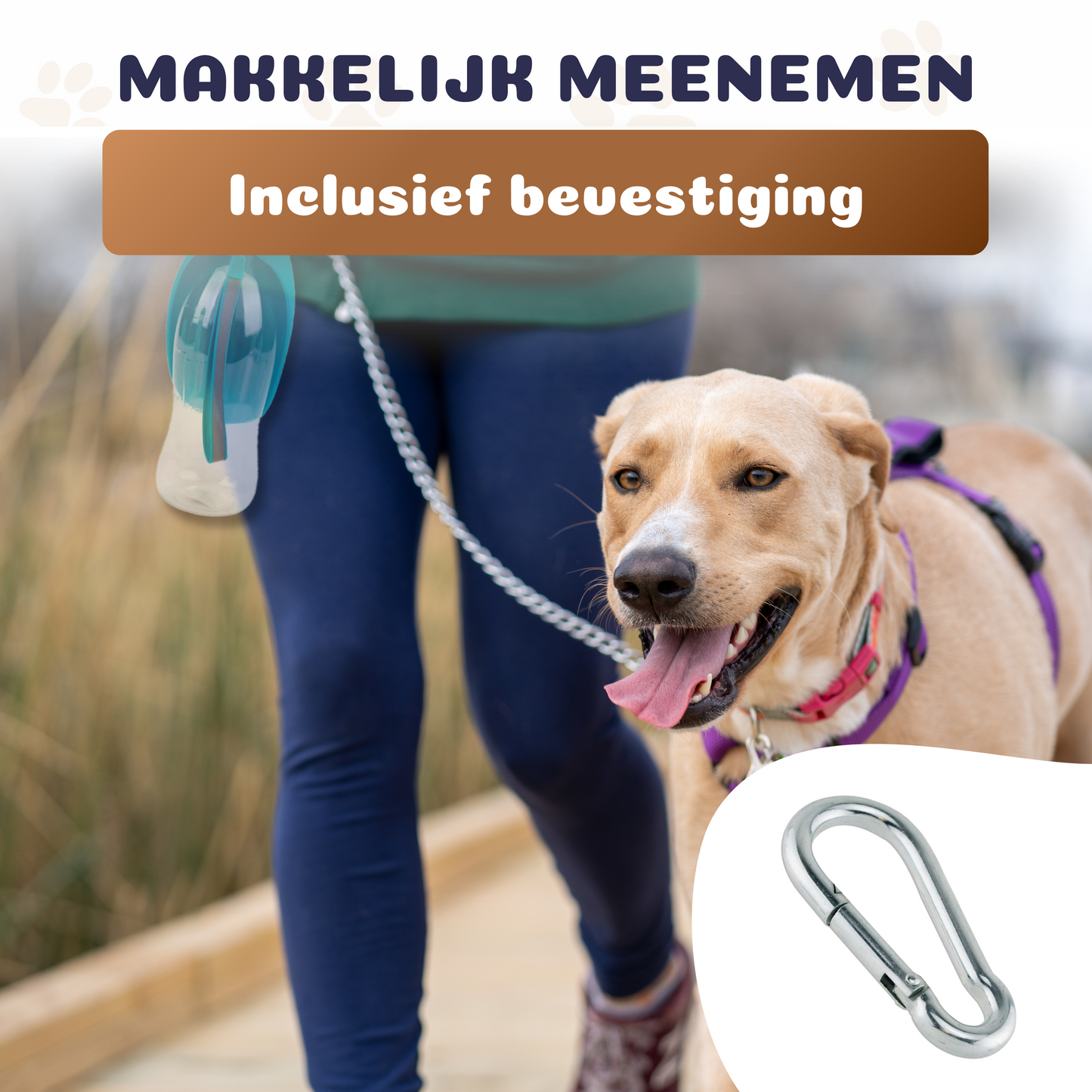 Waterfles Hond - Drinkfles