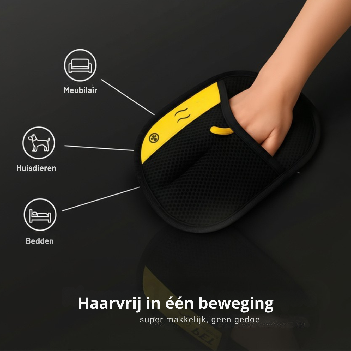 NuvoraPets® FurEase™ Haarhandschoen